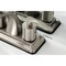 Kingston Brass KB4648SVL 4-Inch Centerset Bathroom Faucet with Retail Pop-Up, Brushed Nickel KB4648SVL - alternate 2